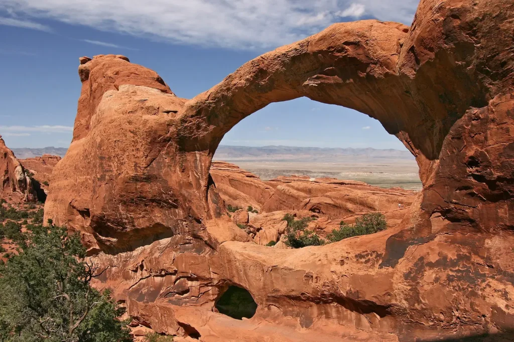데블스 가든 탐방로의 더블 오 아치